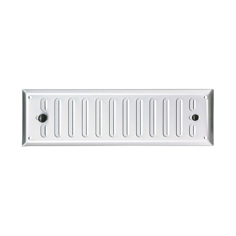 Griglia rettangolare in alluminio con dosatore e pomellino metallico alluminio