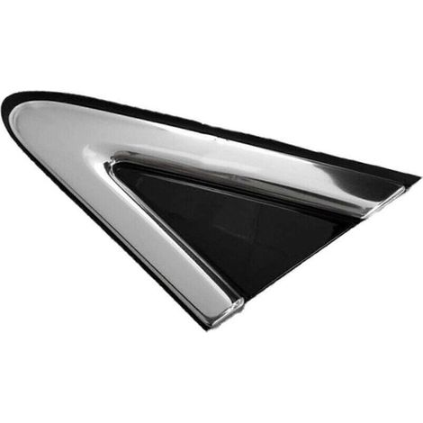 Moulure triangulaire chromée d'angle d'aile de rétroviseur latéral avant pour Cadillac XTS 2013-2019 22955947 20920154 23433633 L (1/5)