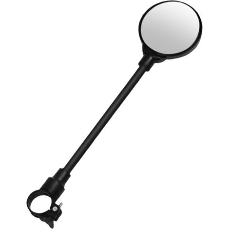 Irovami Rétroviseur de guidon de vélo flexible et rotatif, rétroviseur arrière pour vélo, à fixer en bout de guidon (1/5)