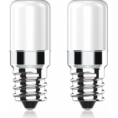 Ampoule LED Réfrigérateur E14, 2W équivalent à 20W Halogène Ampoules, Blanc Chaud 2700K, 170LM, Petit culot à vis E14 lampe LED pour Frigo, Lampe de Sel, Machine a Coudre, Lot de 2 (1/4)