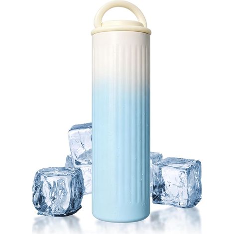 Packs De Froid Longue Durée Réutilisable Isolé,Packs De Froid Outdoor pour Gourde pour Voyages en Plein Air Trajets Quotidiens Bureau École Pique-Nique Randonnée (1/5)