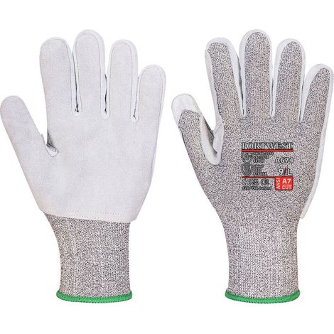 Schutzhandschuh aus Leder Ahr13, Farbe: Schwarz, Größe XS - Portwest