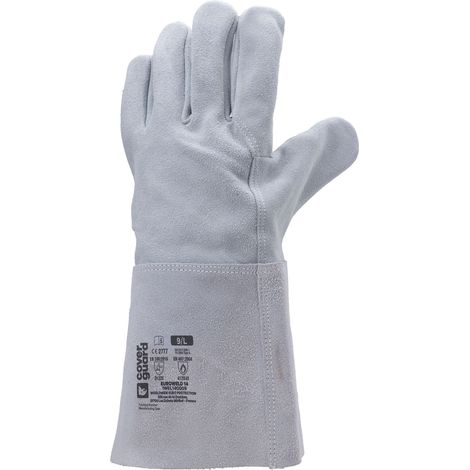 Lot de 10 paires de gants soudure EUROWELD 140 TIG CROUTE BOVIN MANCH 15CM 2514 Taille 10