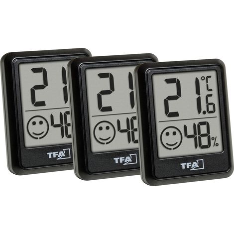 TFA Dostmann Hygrometer Schwarz 30.5060.01.03