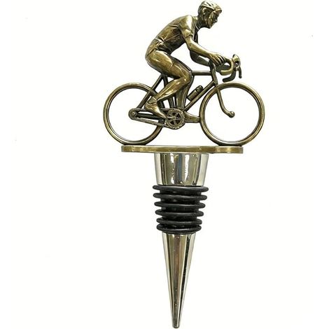 Bouchon Bouteille Vin Bronze Vintage Réutilisable en Alliage de Zinc Accessoire Décoratif et Hermétique pour Champagne Idée Cadeau pour Homme et Femme Coffret Bar (1/5)