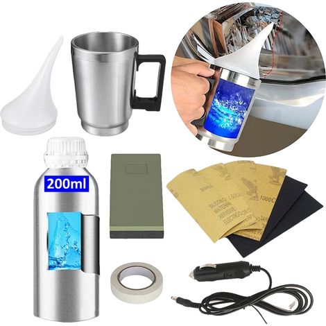 Kit de Restauration de Phares, Matériau en Polymère, Solution de Réparation de 60ml - 80ml, Méthode de Ponçage Manuel, Convient à la Plupart des Véhicules, Restaure la Clarté et la Luminosité (1/5)