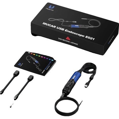Cámara de inspección, iluminación LED, conectividad USB, endoscopio (1/2)