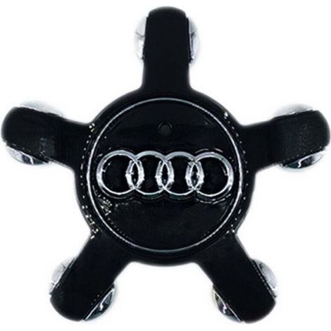 Enjoliveurs de roue pour Audi A3, A4L, A5, A6L, A8L, Q3 et Q5. 135 mm. Noir. (1/3)