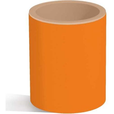 Tavolino Relax Cromia in Polimero Monacis - Vetro Ø40 Cm - 50 H (1/5)