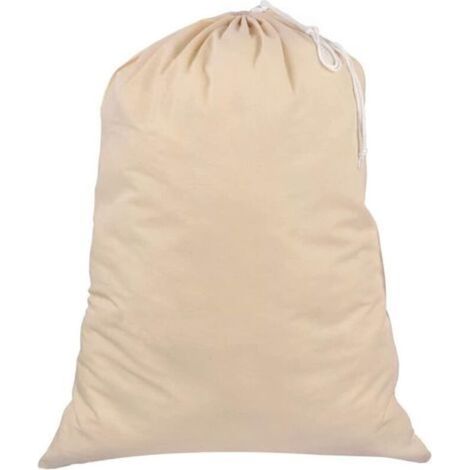 Ecru (2 Stück) 1 sehr großer, sehr robuster Wäschesack, 55 cm x 45 cm