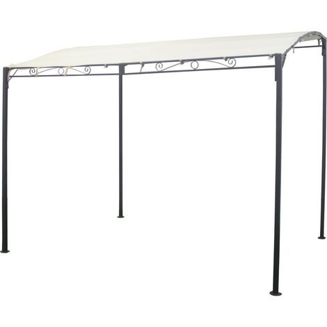 Gazebo pergola in acciaio e poliestere 180 gr