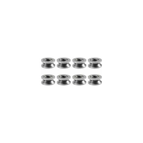 10 poulies à gorge en V V624ZZ pour système de mouvement linéaire sur rail, 4 x 13 x 6 mm (1/5)