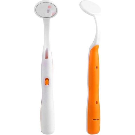 LED-Zahnspiegel-Set – Beschlagfreie, gebogene Mundspiegel mit Beleuchtung zur Zahninspektion – Werkzeug für Zahnärzte und zahnärztliche Assistenten (1/4)