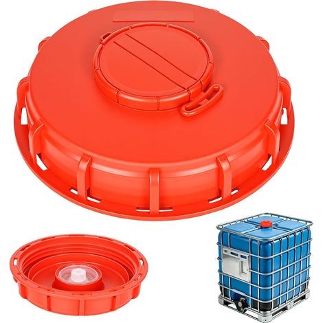 Couvercle de réservoir IBC 163 mm, accessoire pour cuve 1000 L, eau, pluie, jardin. (1/5)