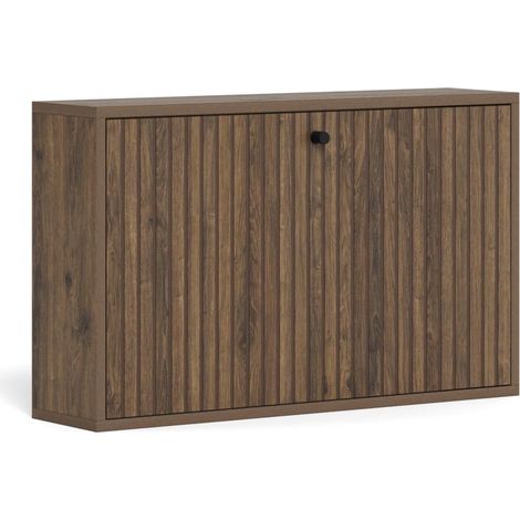 Estante para zapatos Norsica Levala 106, Marrón, 72x43x17cm, Aglomerado laminado (1/5)