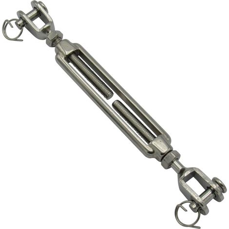 Jaw Jaw Turnbuckle Stainless Steel M10  (Open Body Wire Rope Rigging Screw) (1/5)