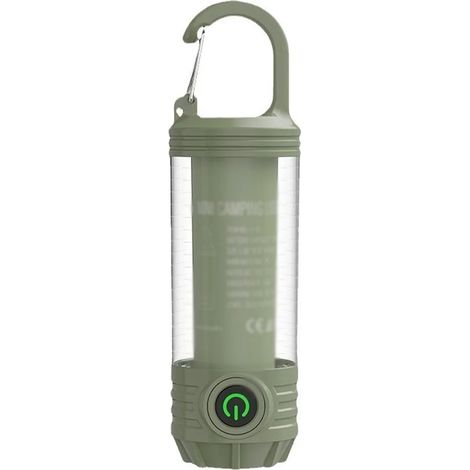 Wiederaufladbare 2-in-1-LED-Campinglaterne und Notfalltaschenlampe mit 6 Modi (1/5)