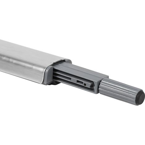 Schieberiegel mit Dämpfer, Kunststoffanschlag für Tür und Schublade, Soft-Close-System, 2 Stück (1/3)