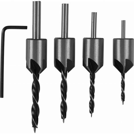 Brocas para madera ajustables con avellanador KD10559 (1/5)