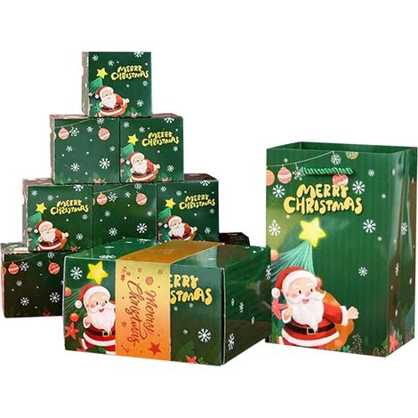 de Noël Distributeur de Billets avec Design Pop  Boîtes À Argent De Noël Pliables À Tirer pour Mariage Adultes Fête Festival Carnaval (1/5)