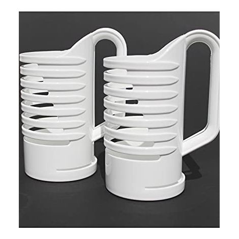 Porte-bouteilles et rangement pour la plupart des types de bouteilles Lot de 2 pièces Facile à verser Support avec grandes anses (1/5)