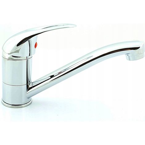 Mitigeur de Cuisine Granitan Alfa Chrome avec Bec Long Pivotant - Hauteur 15 cm (1/3)