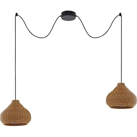 Ceiling Light Outdoordimmable 'Taniola' made of Wood