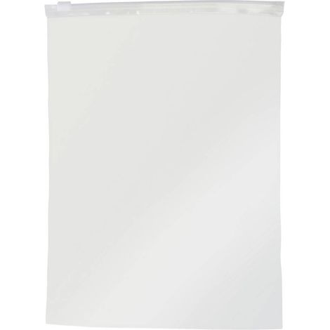 Sacchetto con zip senza striscia di etichetta (L x L) 220 mm x 160 mm Trasparente Polietilene 100 pz. (1/4)