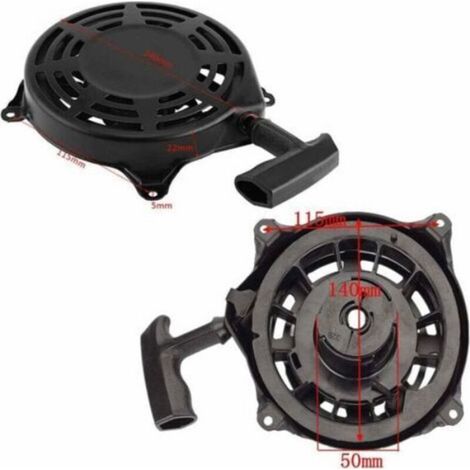 Lanceur - Démarreur À Câble Pour Moteur Thermique - Compatible Briggs Stratton - Référence 497680 - 1 Pièce (1/5)