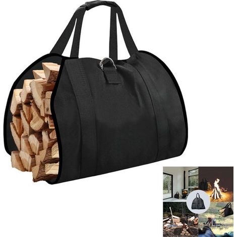 Brennholz Tragetasche Camping Holztasche Brennholz Aufbewahrungstasche aus Canvas zum Transportieren von Brennholz im Freien, zur Aufbewahrung vo (1/5)