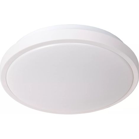 Plafoniera bagno LED 12W tonda 29,3cm bianca Lucide (1/5)