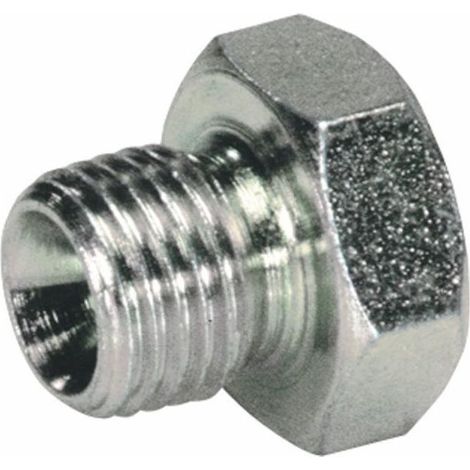 Bouchon Hexagonal mâle fileté 3/8" (Lot de 5) (1/2)
