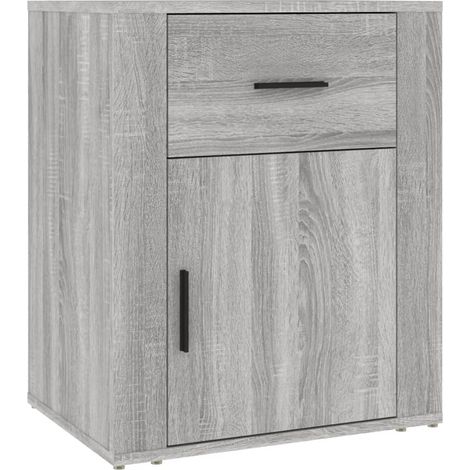 Maison Exclusive - Nachttisch Grau Sonoma 50x36x60 cm Holzwerksto