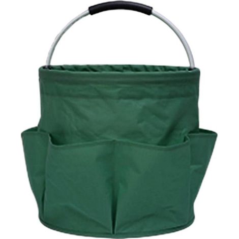 Bolsa de almacenamiento,Bolsa de limpieza con asas,Cesta de almacenamiento de tela Oxford,6 compartimentos,Organizador multifuncional,28 x 28 cm (1/5)