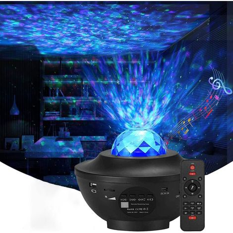 Veilleuse avec projecteur de ciel étoilé, galaxie (1/4)