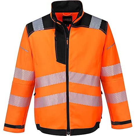 Giacca Hv Pw3 Colore: Arancione/nero Taglia XXL - Portwest (1/3)
