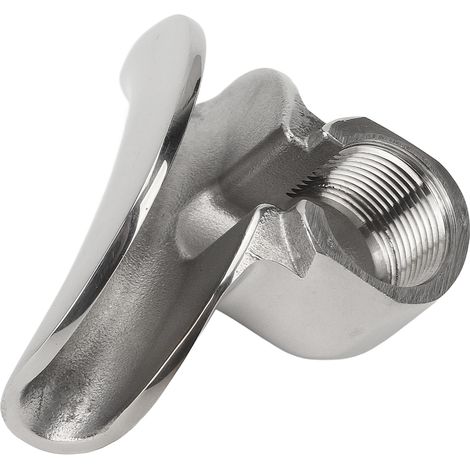Ugello bypass per portafiltro caffè, doppia guida in acciaio inox per macchine semiautomatiche. (1/5)