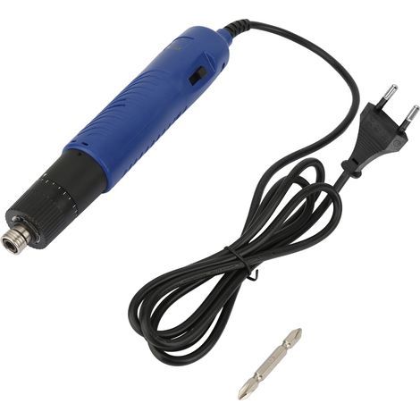 Tragbarer 1/4"-Elektroschraubendreher mit geradem Bohrfutter und einstellbarem Drehmoment (UK 220V Stecker) (1/5)