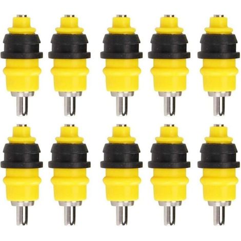 Tétine À Boire Pour Volaille - Acier Inoxydable Et Polypropylène - Pour Poulets Et Dindes - 10 Pièces (1/4)