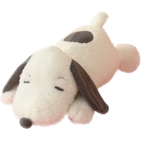 Peluche Snoopy grande taille et confortable, coussin Snoopy en forme de chiot, oreiller Snoopy pour lit, peluche Snoopy, cadeau de Noël, hauteur Snoopy 35 cm (1/5)
