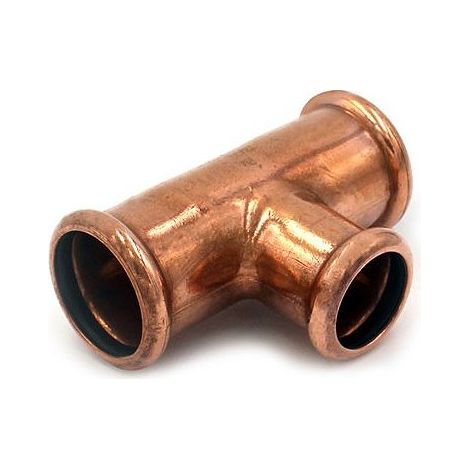 Tee ridotto femmina ø42 x 35 x 42 AESPRES in rame a pressare 692042035