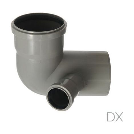 CURVA HTB 87° 1 USCITA Diam. 110/40 uscita dx