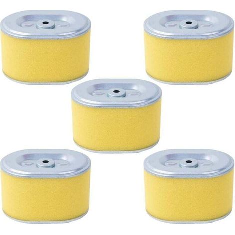 Satz mit 5 Luftfiltern für Honda GX160, GX200, GX140, GX100, GX110, GX120, ADEFOL Luftfilter mit Vorfilter, professionelle Ersatzteile für 5 PS, 5,5 PS und 6 PS Motoren.