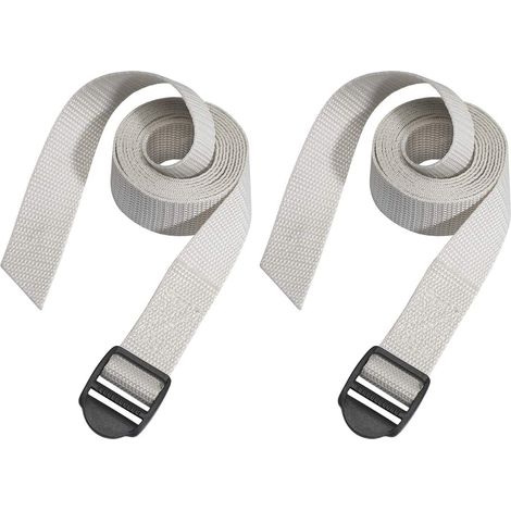 MASTER LOCK - SET 2 CINGHIE CON FIBBIA IN PLASTICA 1,80M x 25MM