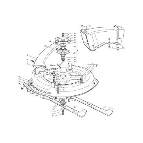 Grasfangkorb F 72 Rasentraktor Mähwerk CASTELGARDEN 384108051/0