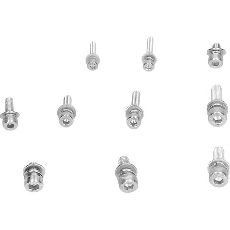 Kit d'assortiment de 136 vis à six pans creux en acier inoxydable (M3, M4, M5) (1/5)