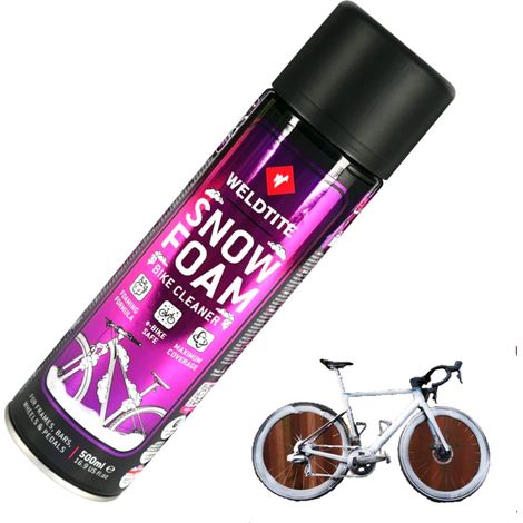 WELDTITE SNOW FOAM Fahrradwaschschaum 500ml Tiefenreinigung