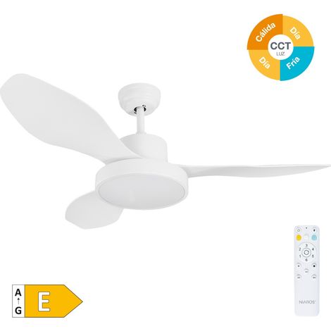 Ventilador de Techo 48' Motor DC 3 Aspas Blanco (1/5)