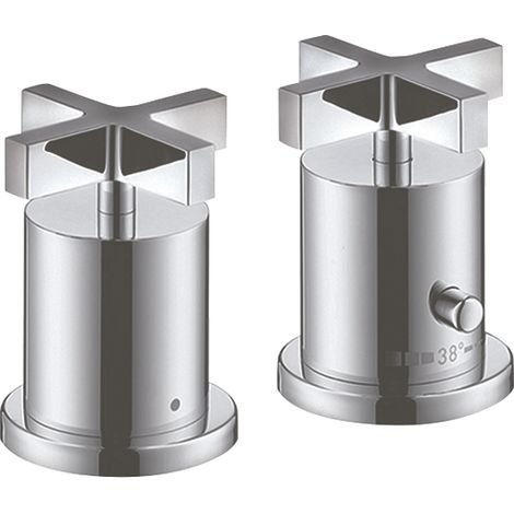 hansgrohe AXOR Citterio Thermostat de baignoire 2 trous avec (1/3)
