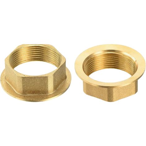 set da 1,2 pollici O-ring dado di bloccaggio per rubinetto, dado di bloccaggio femmina per impianti idraulici, raccordi per tubi, elementi di fissaggio per rondelle